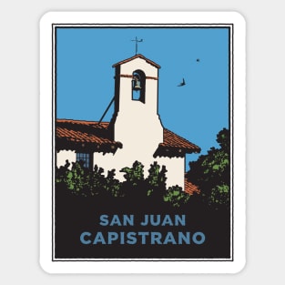 San Juan Capistrano Mission Sticker